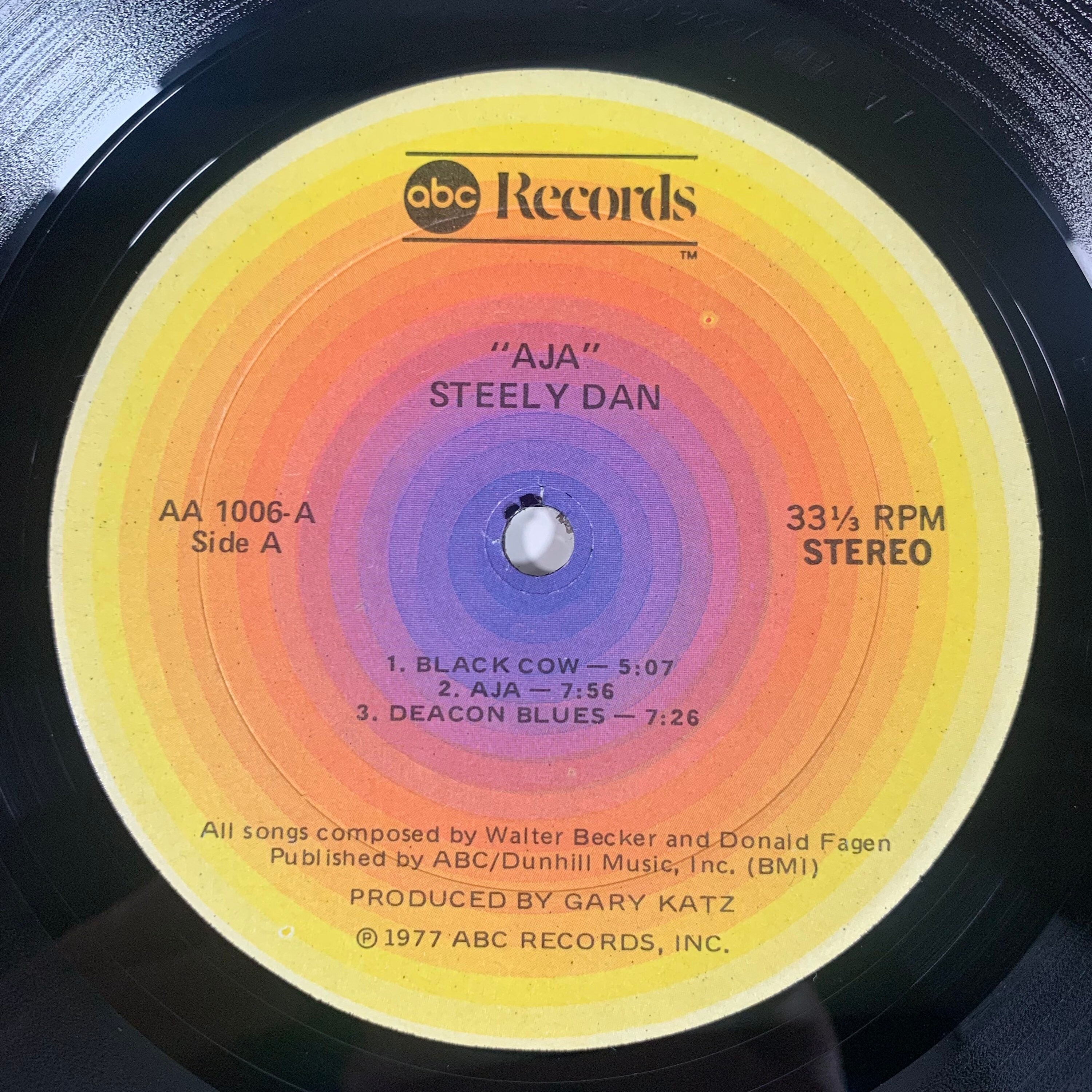 Steely Dan Aja 1977 vintage vinyl record LP AA1006 Etsy