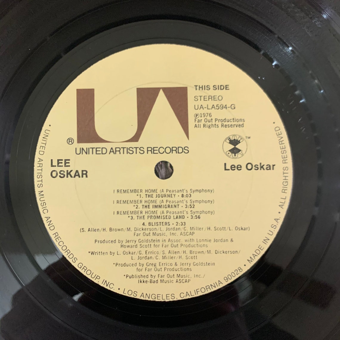 Lee Oskar Self Titled Album 1976 Vintage Vinyl Record Lp Etsy