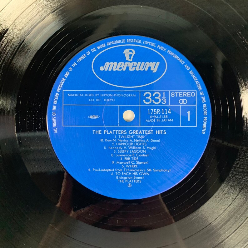 The Platters Greatest Hits 1980 Vintage Vinyl Record 2x LP Etsy