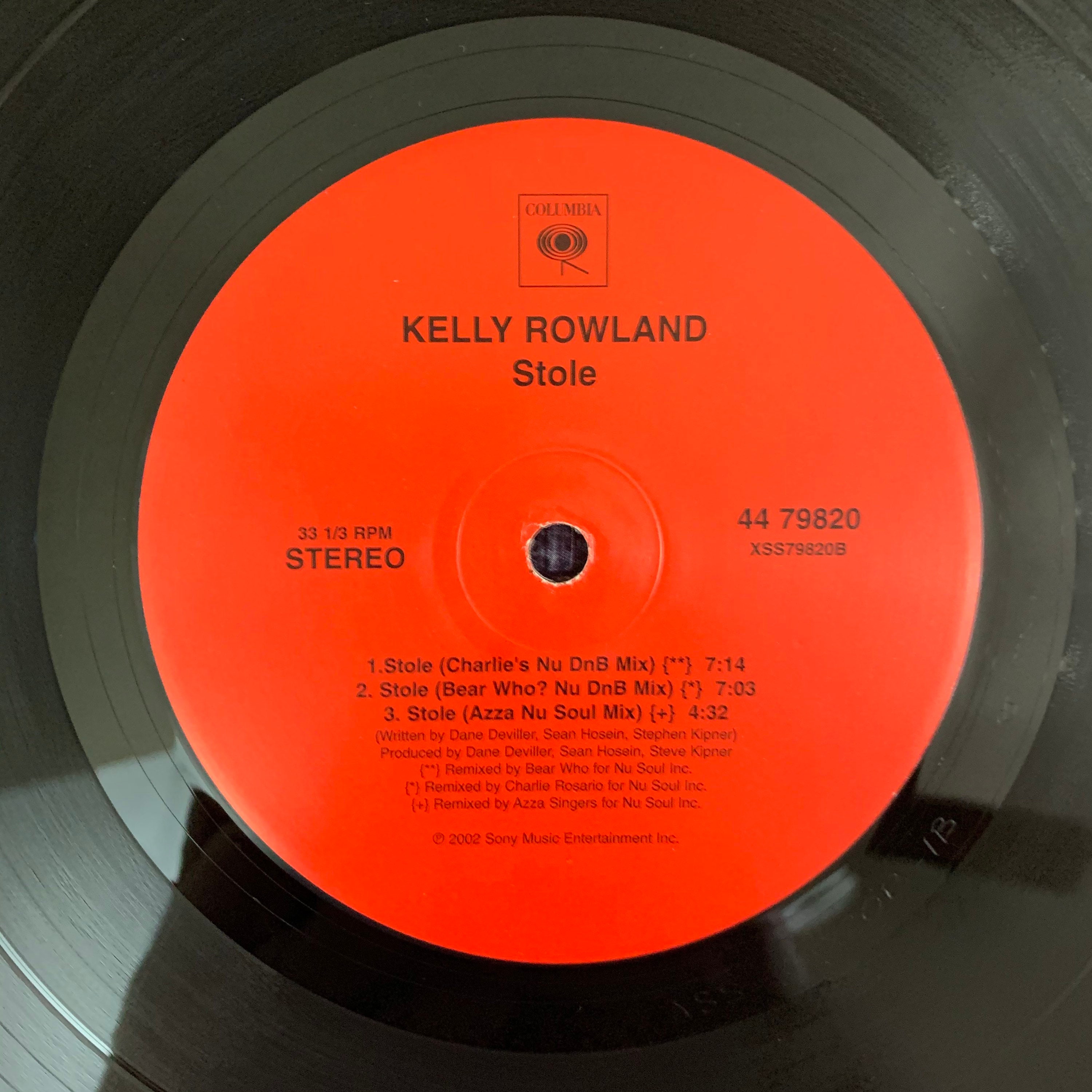 Kelly Rowland Stole 2000 Vintage vinyl record 12 Single | Etsy