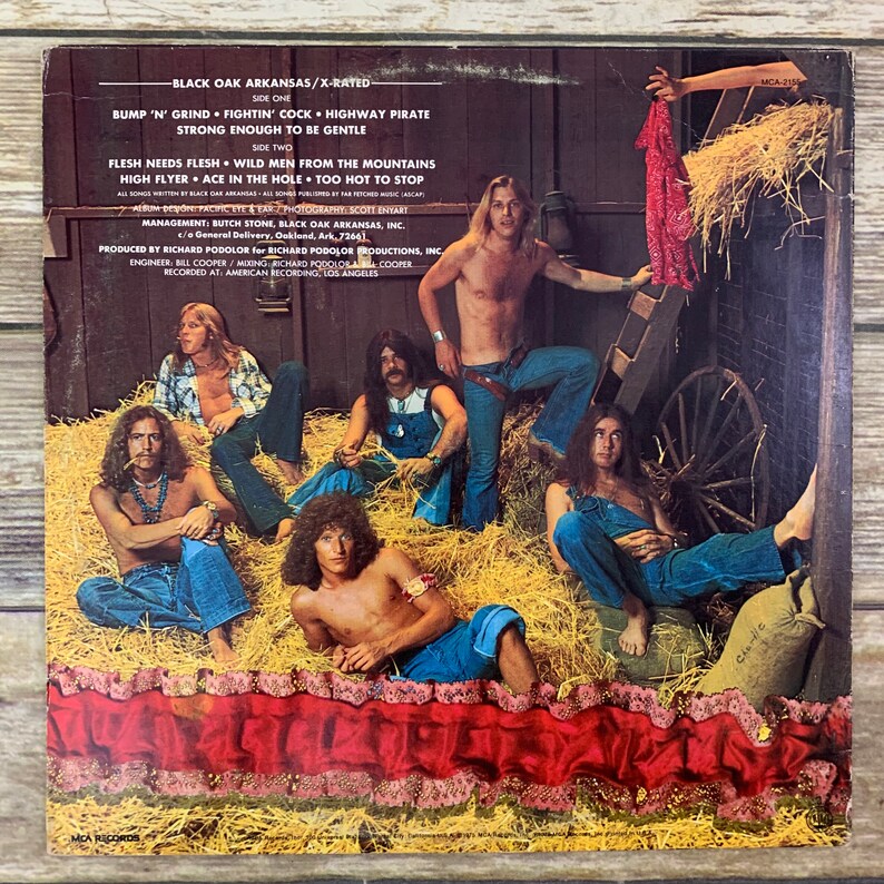 Xrated black oak Arkansas vintage vinyl record lp 1975 Etsy
