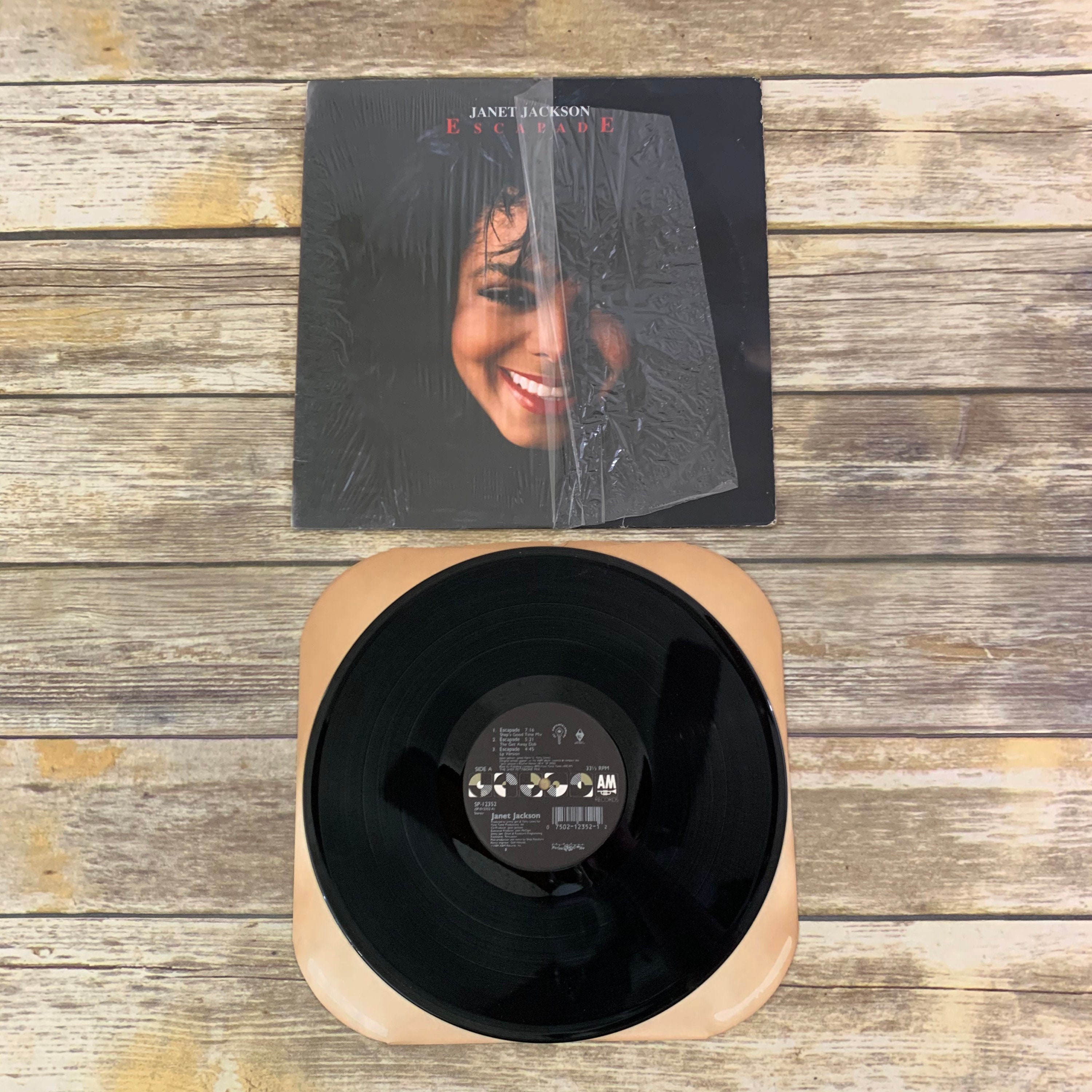 Janet Jackson Escapade 1989 vintage vinyl record 12 | Etsy