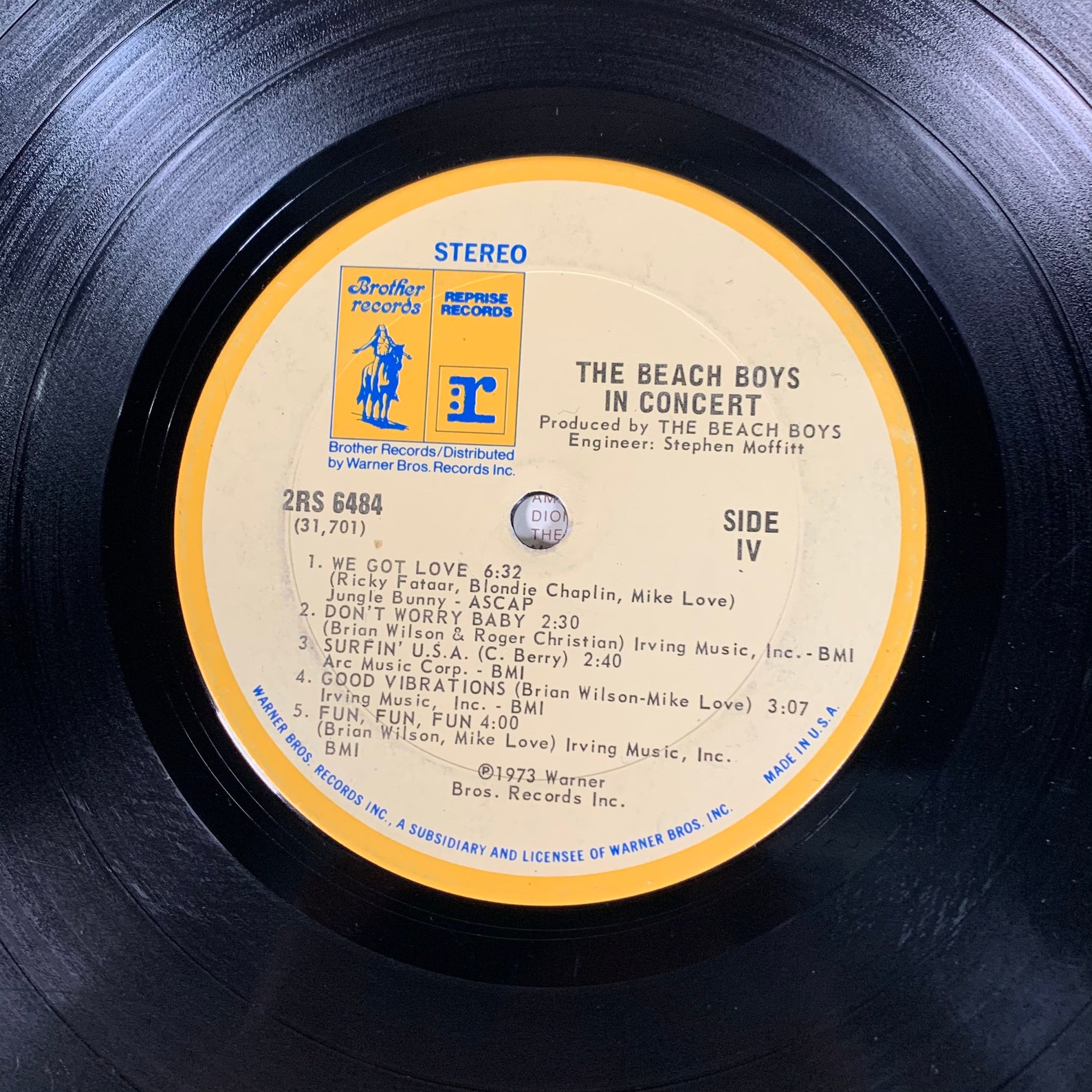 The Beach Boys In Concert 1973 vintage vinyl record 2x LP Etsy