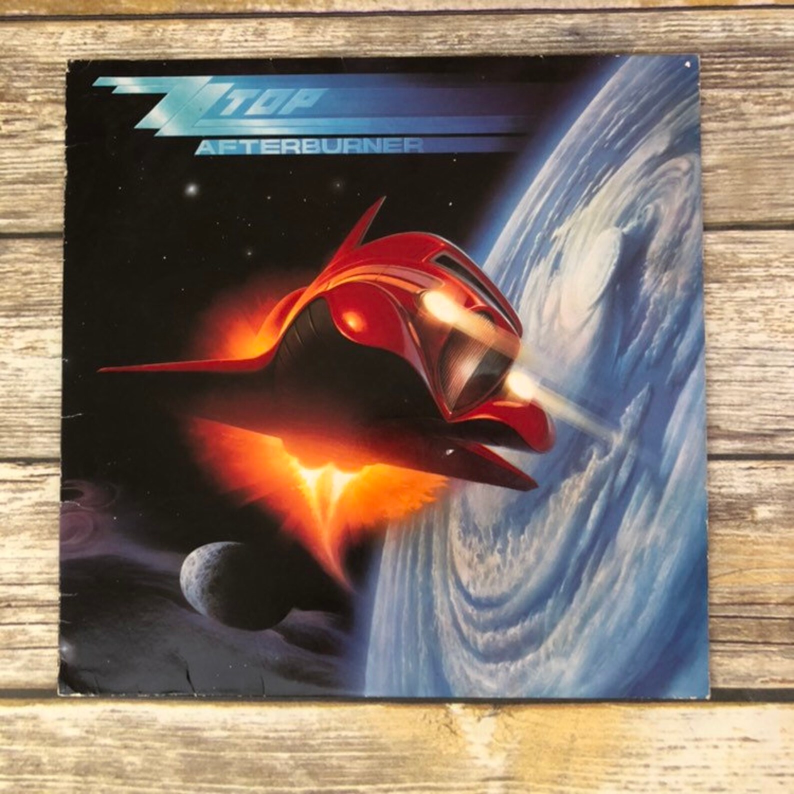 ZZ Top Afterburner Vintage Vinyl Record 1985 Etsy