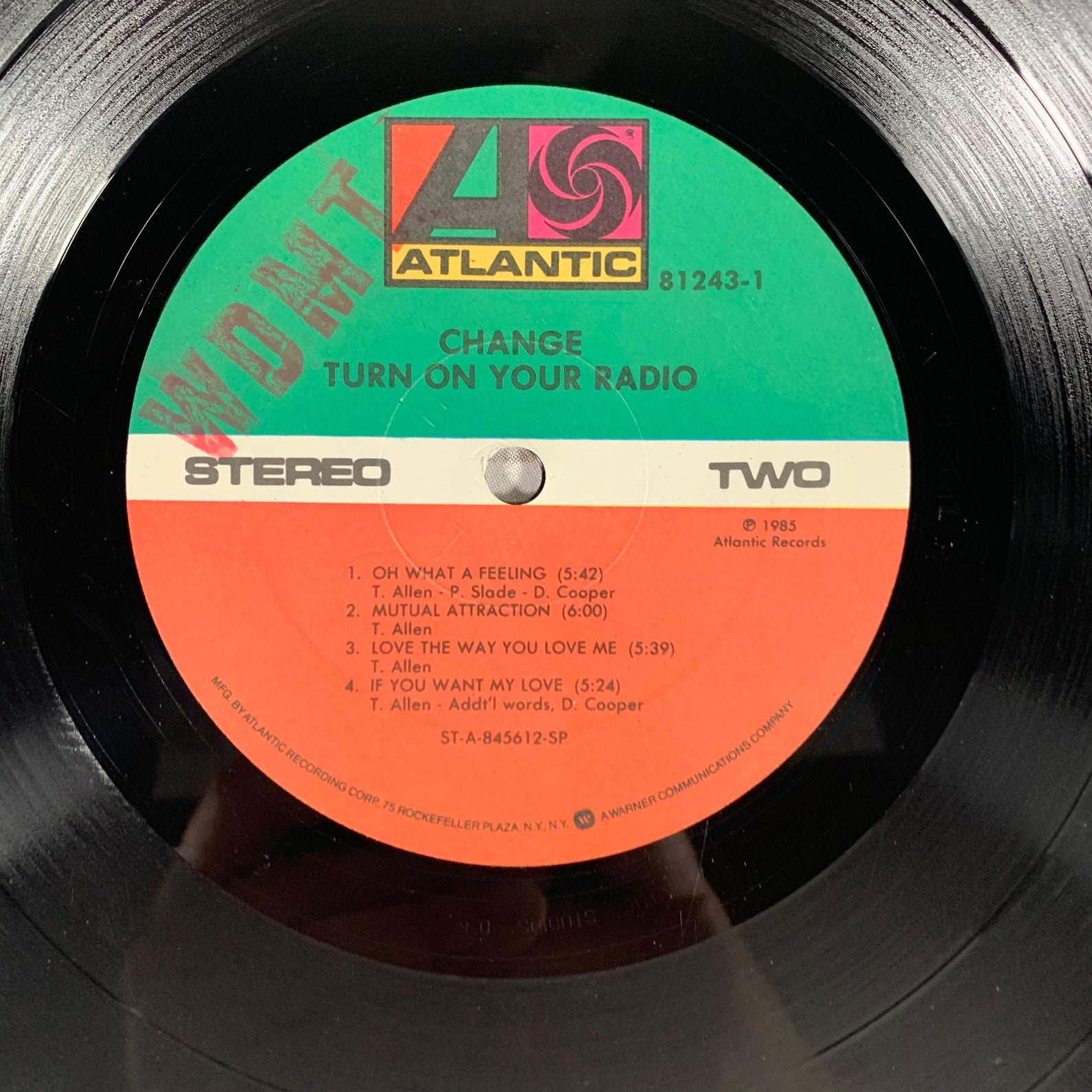 Change Turn on Your Radio 1985 Vintage Vinyl Record LP | Etsy