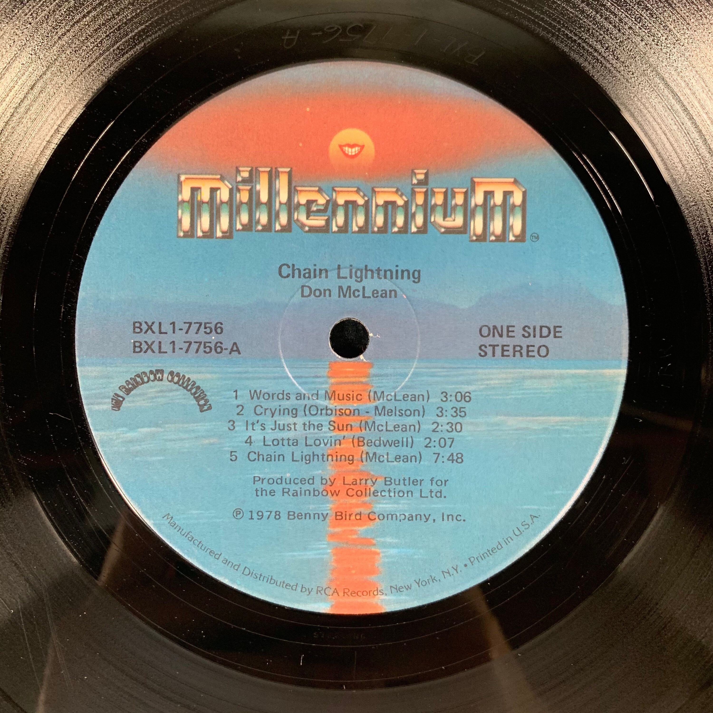 Don McLean Chain Lightning 1978 vintage vinyl record LP Etsy