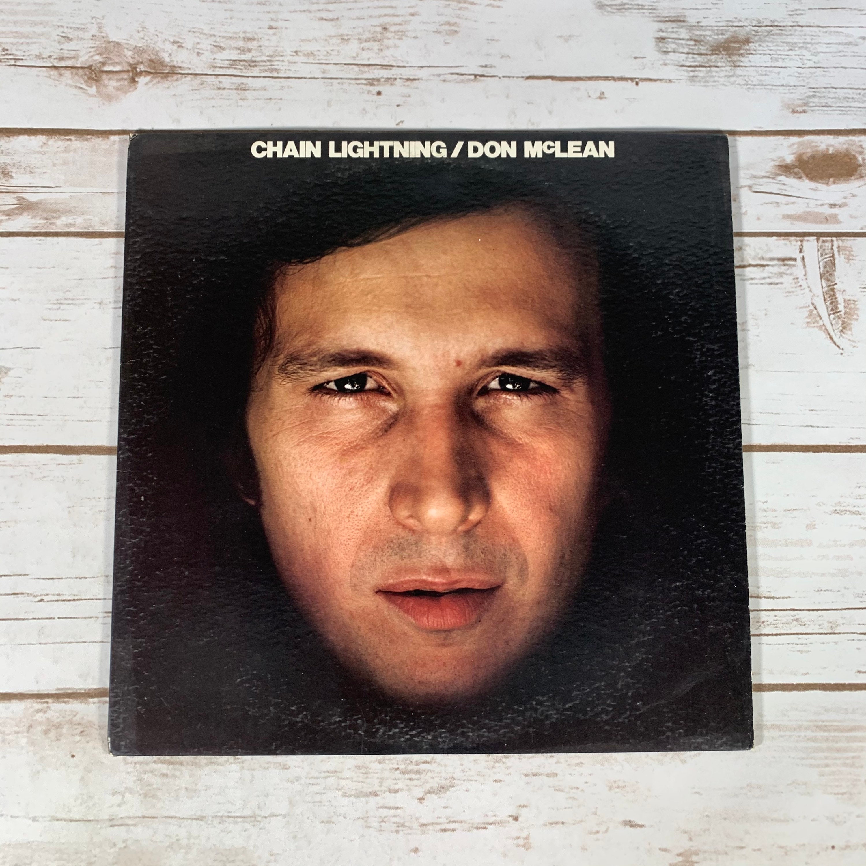 Don McLean Chain Lightning 1978 vintage vinyl record LP Etsy