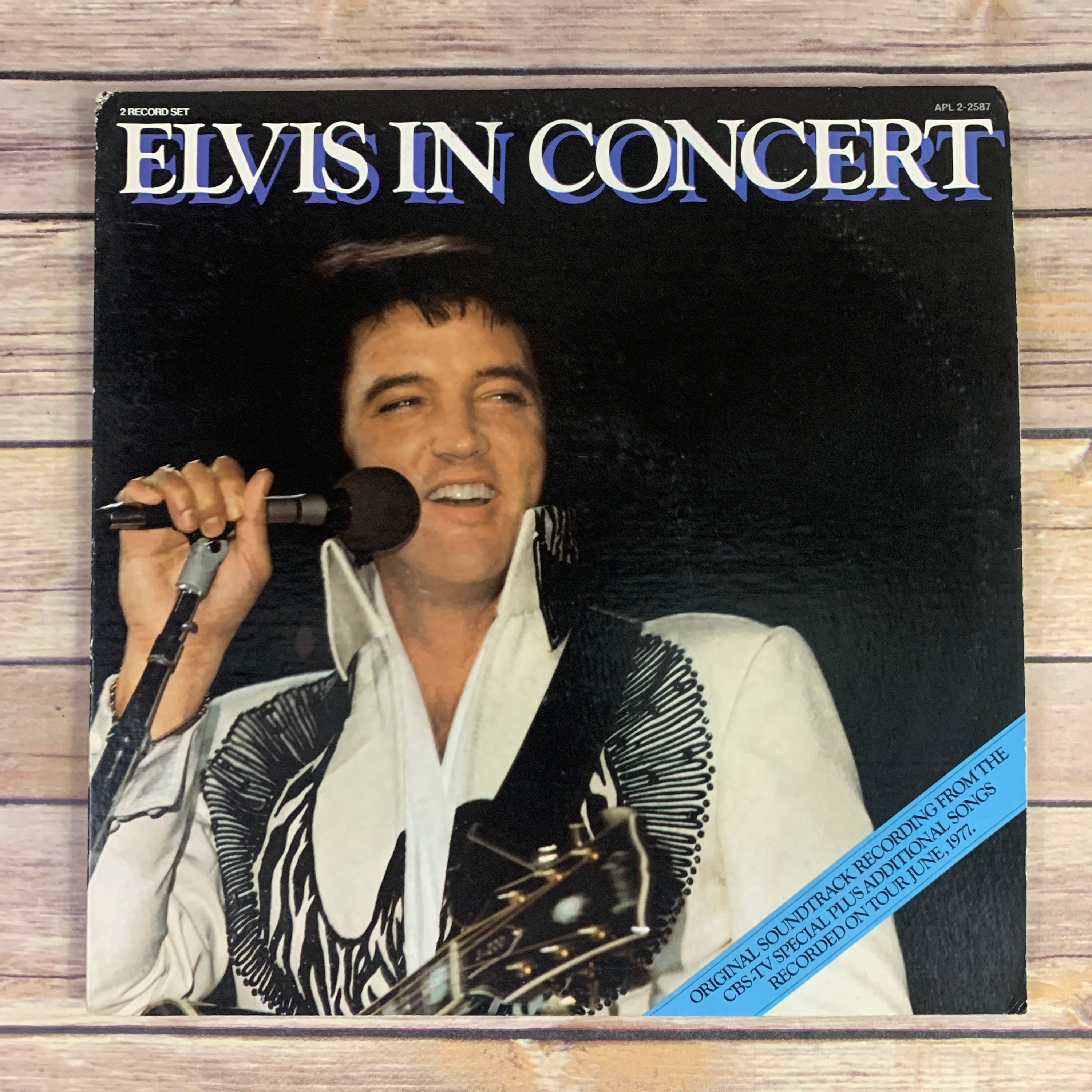 Elvis Presley Elvis In Concert 1977 vintage vinyl record Etsy