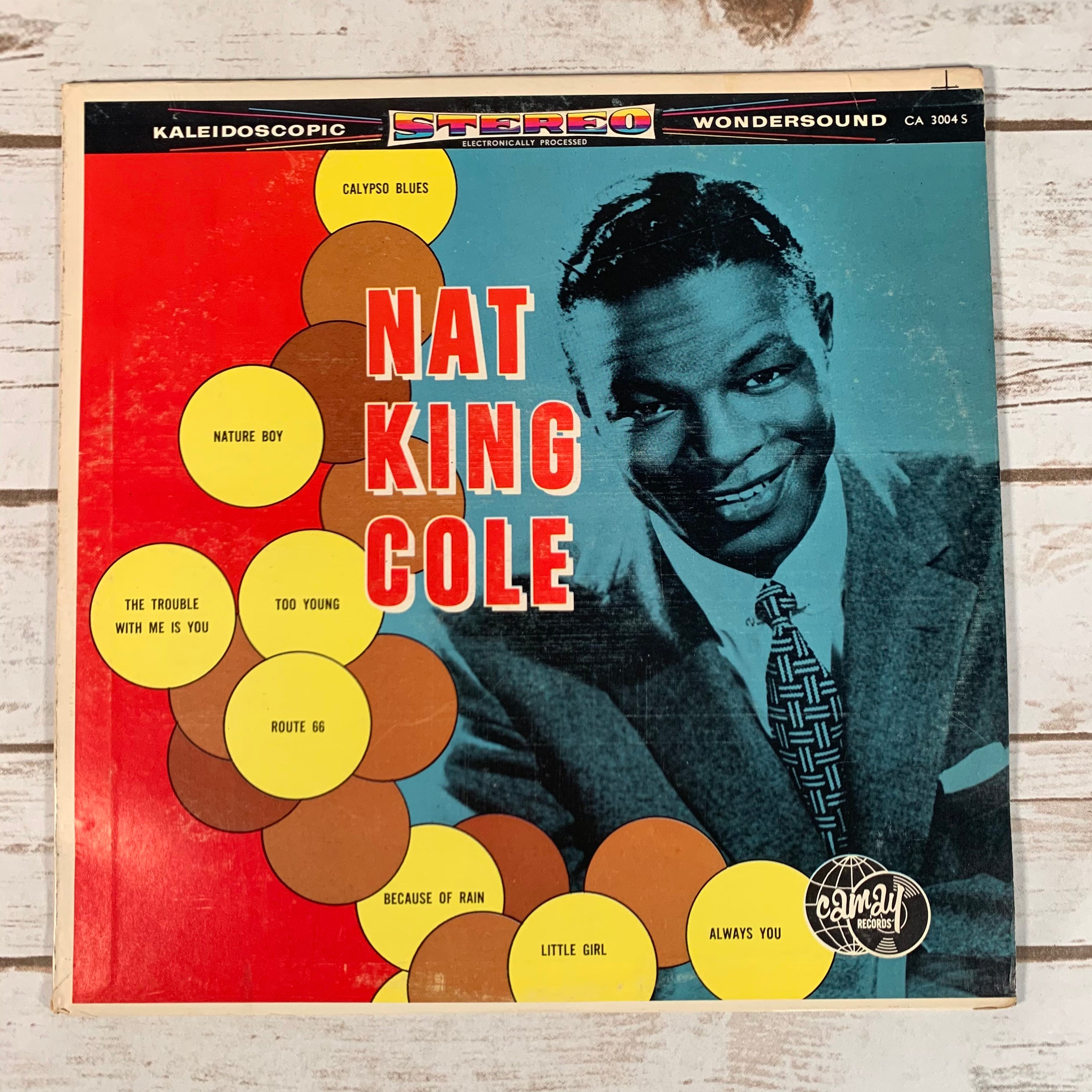 Nat King Cole Self titled album 1963 vintage vinyl record Etsy