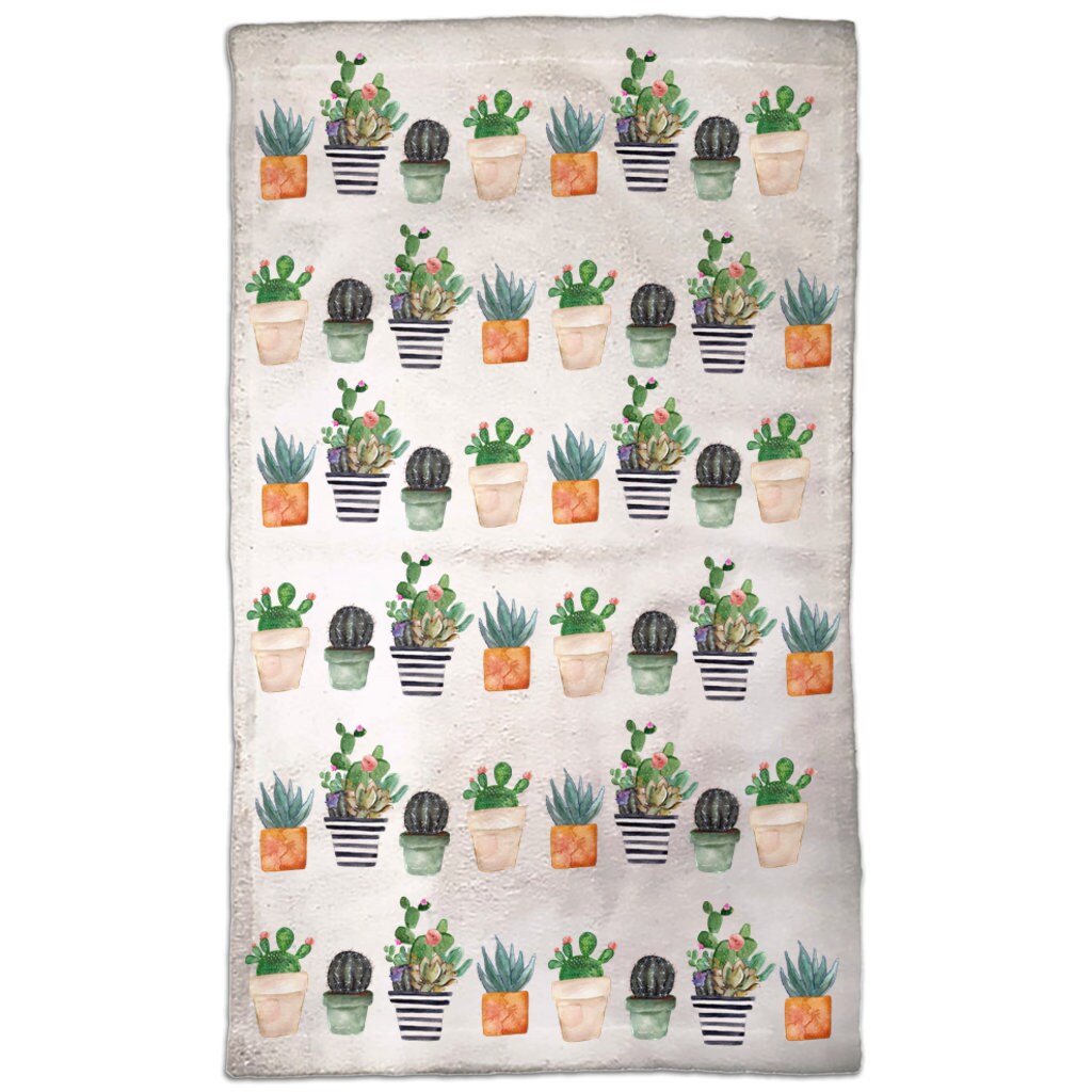 Cactus Decor Hand Towels for Bathroom Cactus Towel Etsy 日本