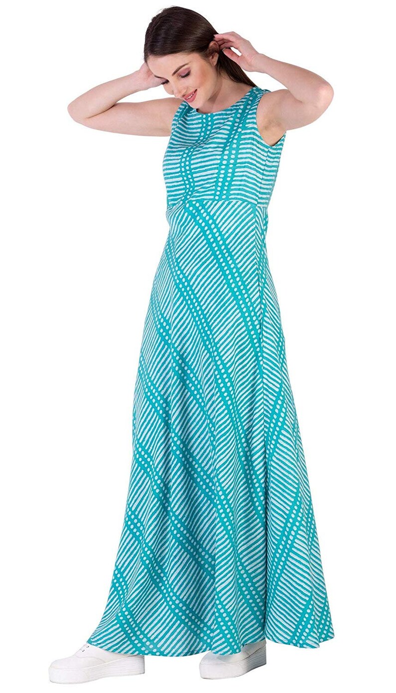 IMPEREALEXPORT Beautiful Elegant Rayon Maxi Dress For Women