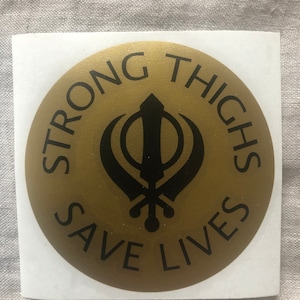 Primal Power - Strong Thighs Save Lives Sticker