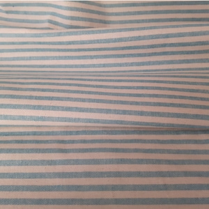 Curtain fabric striped linen  drapery flax like fabric Farmhouse,Modern home decor,,Double Height 300cm - 126inches   S765