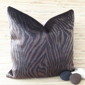 Pillow Cover,Brown Fur Pillow, Special Fur, Modern Pillow 18x18.