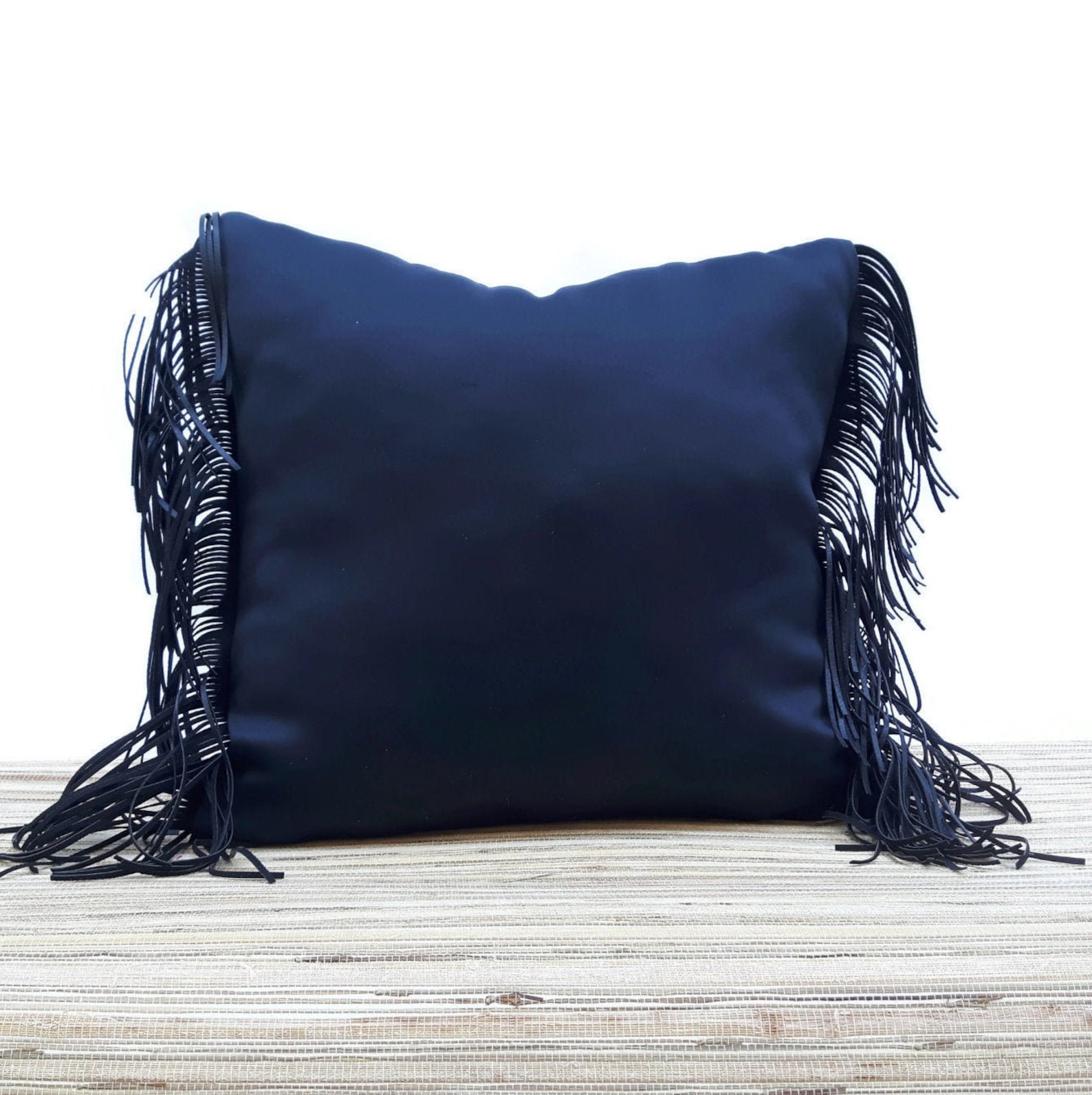 Gray Pillow 16x16 Faux Leather Pillowseuro Sham Pillow Etsy