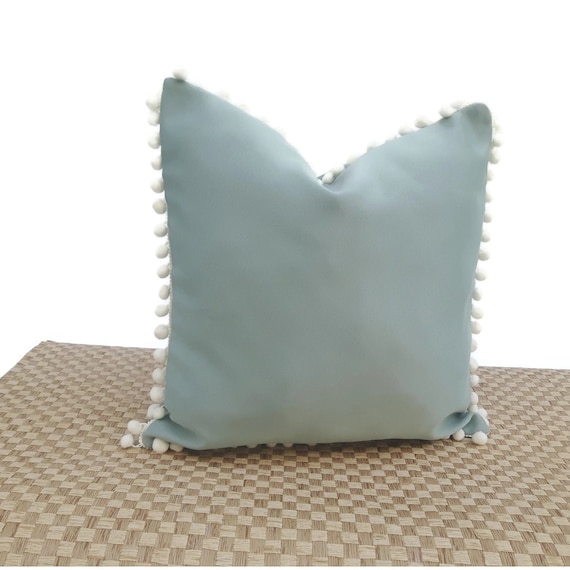 Seafoam Green Throw Pillow Cover Art Deco Pillowcase Couch Cushions Bed Pillows Seafoam Green Pillow Soft Case