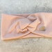 Organic Jersey Hairband Knot Hairband Headband Girls Baby Headband Turban HairBand Baby Ladies Doll nude Powder Rose Rainbow