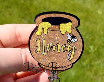 Honey Pot Interchangeable Retractable Badge Reel
