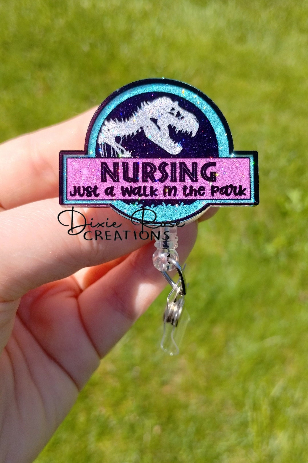 Just a Walk Interchangeable Retractable Badge Reel - Etsy