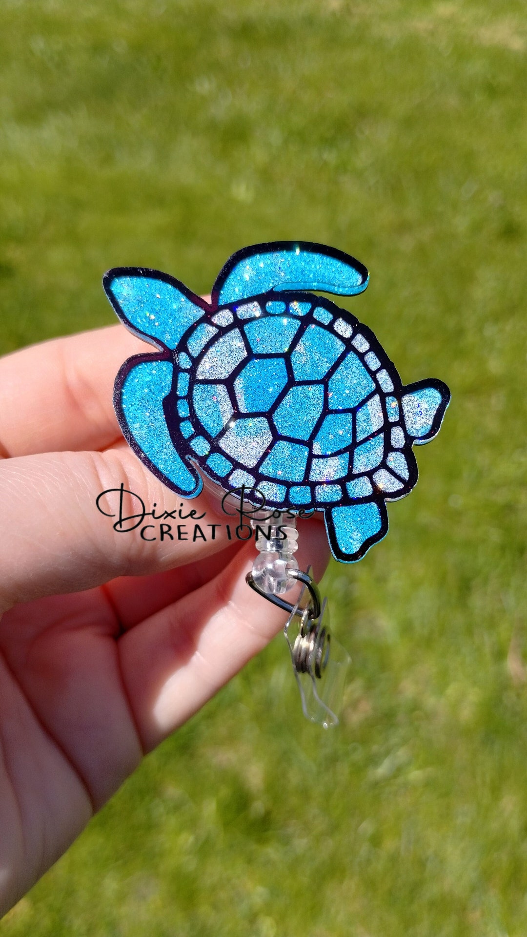 Retractable Turtles Sea Turtle Interchangeable Retractable Badge Reel - Etsy
