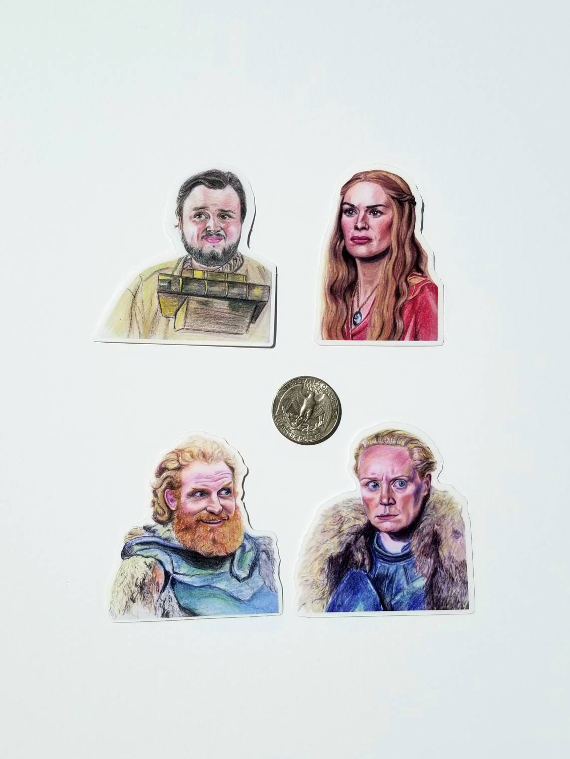 サーセイ・ラニスター ビニールステッカー：手描きのゲーム・オブ・スローンズ デカール - Etsy 日本, image size:1142x1522