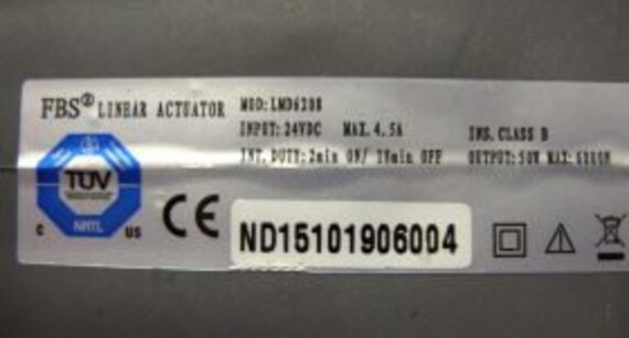 9200 FBS LMD6208 Lift Chair Motor Actuator Assembly for Single