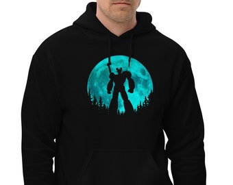 Cyan Moon Mazinger Unisex Hoodie - Mazinger Z Anime Retro Anime hoodie