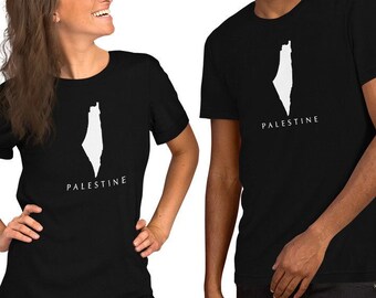 Palestine map t-shirt - Free Palestine