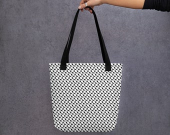 Keffiyeh Tote bag - Palestinian Scarf Design - Free Palestine
