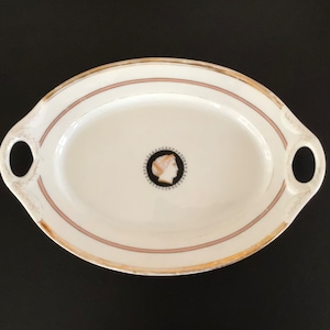 Old Paris Porcelain Platter, Late 19th - Early 20th C.