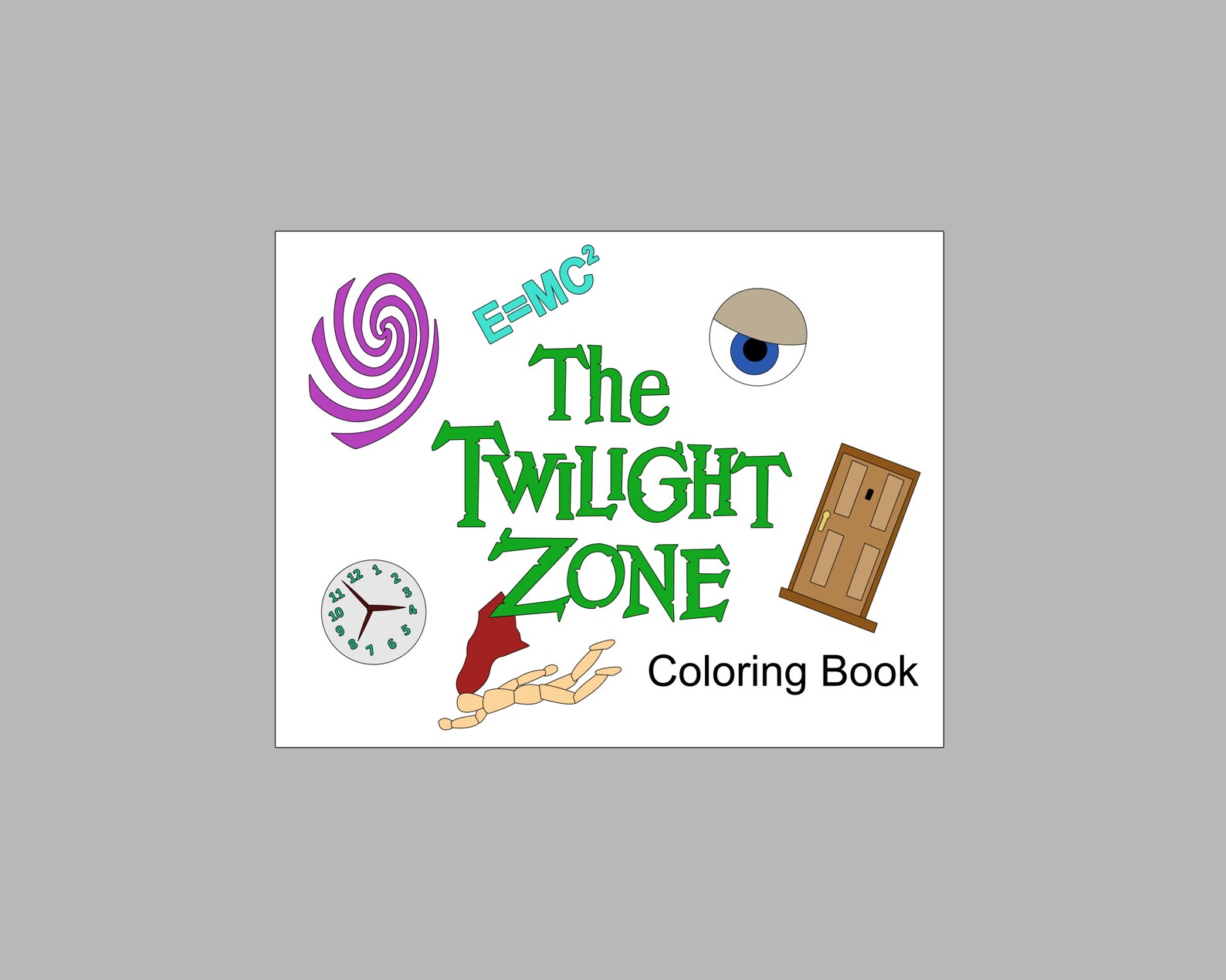 The Twilight Zone Printable Coloring Book | 20 Coloring Pages | Instant ...
