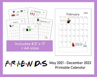 Calendrier Sictom 2023 Calendar Friends (1,000+ Calendar Friends) | Etsy