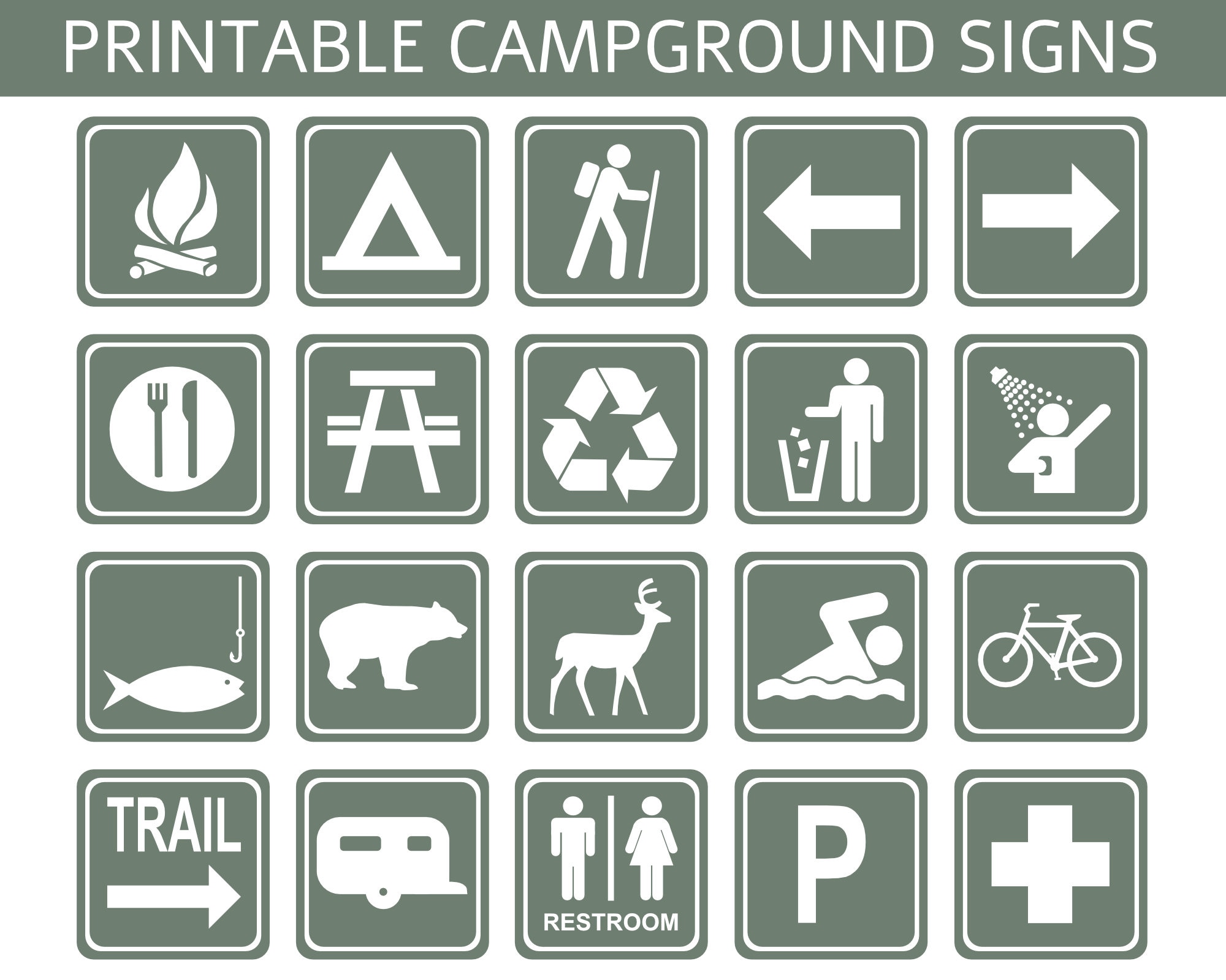 Cd Area. Sign Recreational Area Signs
