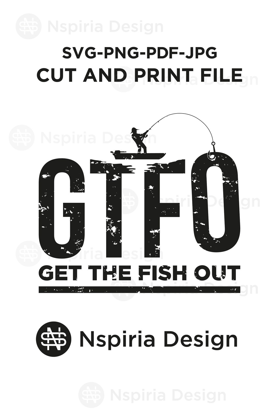 Funny Fishing Svg, Fishing Vector, Fishing SVG, PNG, JPG, Cut File