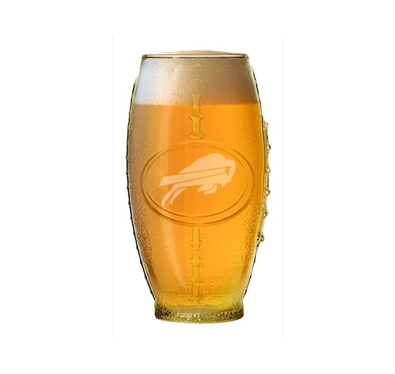 Buffalo Bills Football Shaped Glass Bills Merchandise Gift for Buffalo Fan mancave Bills Mafia LIMITED STOCK