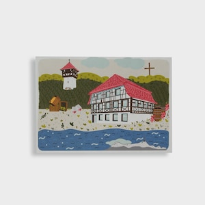 Postkarte "Bodensee Meersburg“
