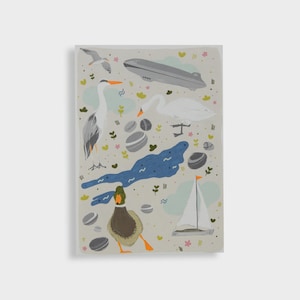 Postkarte "Bodensee Vögel“