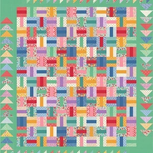 30's Playtime, Quilt Kit, 69" x 78", Vintage Fabric, Linzee Kull McCray, Moda Fabrics, KIT33750