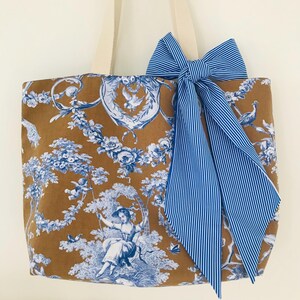 Sac cabas en coton doublé