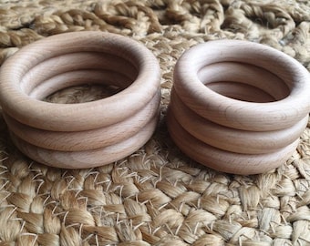 Beechwood Natural wooden Teething Ring
