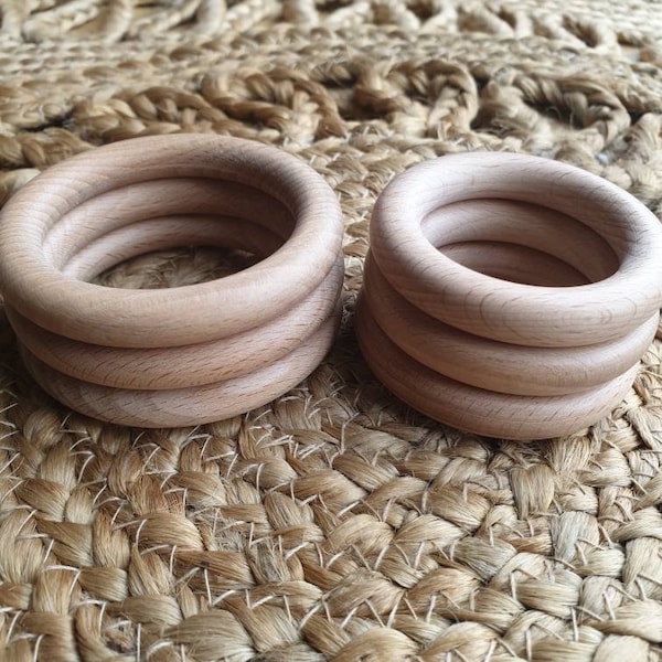 Beechwood Natural wooden Teething Ring