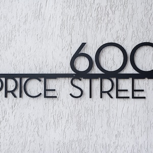 Extra Large House Numbers, House Number Plaque, Modern House Numbers, Address Plaque, Custom Street Sign, House number sign