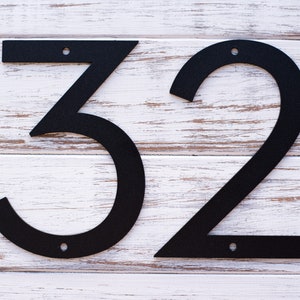 10 inch Metal House Numbers and Letters, Modern House Numbers, Classic House Number, Metl Letters for house, Home Metal Numbers
