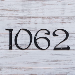 4 inch Metal House Numbers and Letters, Modern House Numbers, Classic House Number, Metl Letters, Metal Numbers