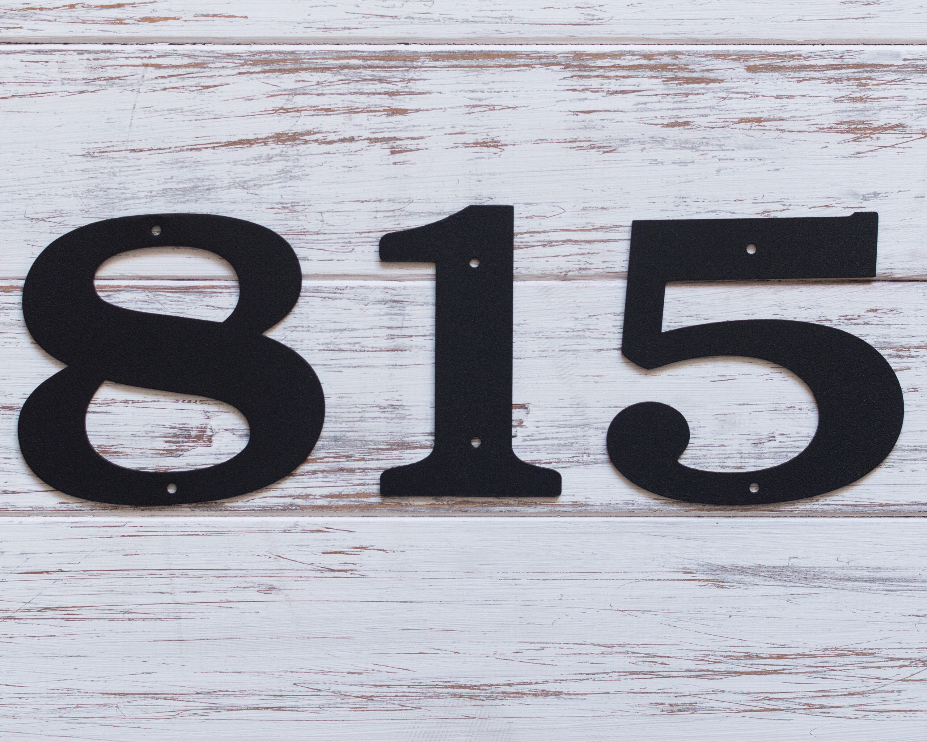 6 Inch Metal House Numbers and Letters Modern House Numbers Etsy