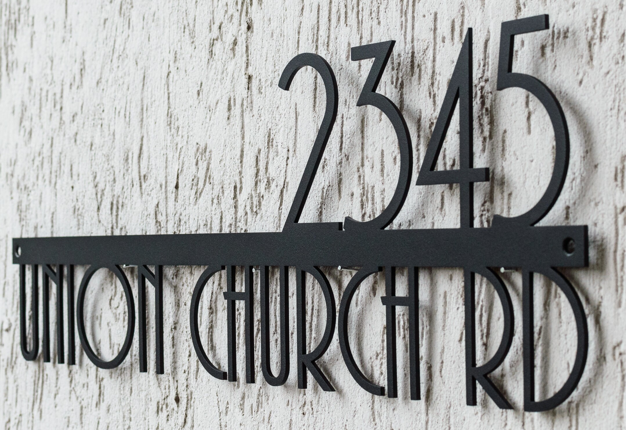 Extra Large House Numbers House Number Plaque Modern House Numbers 