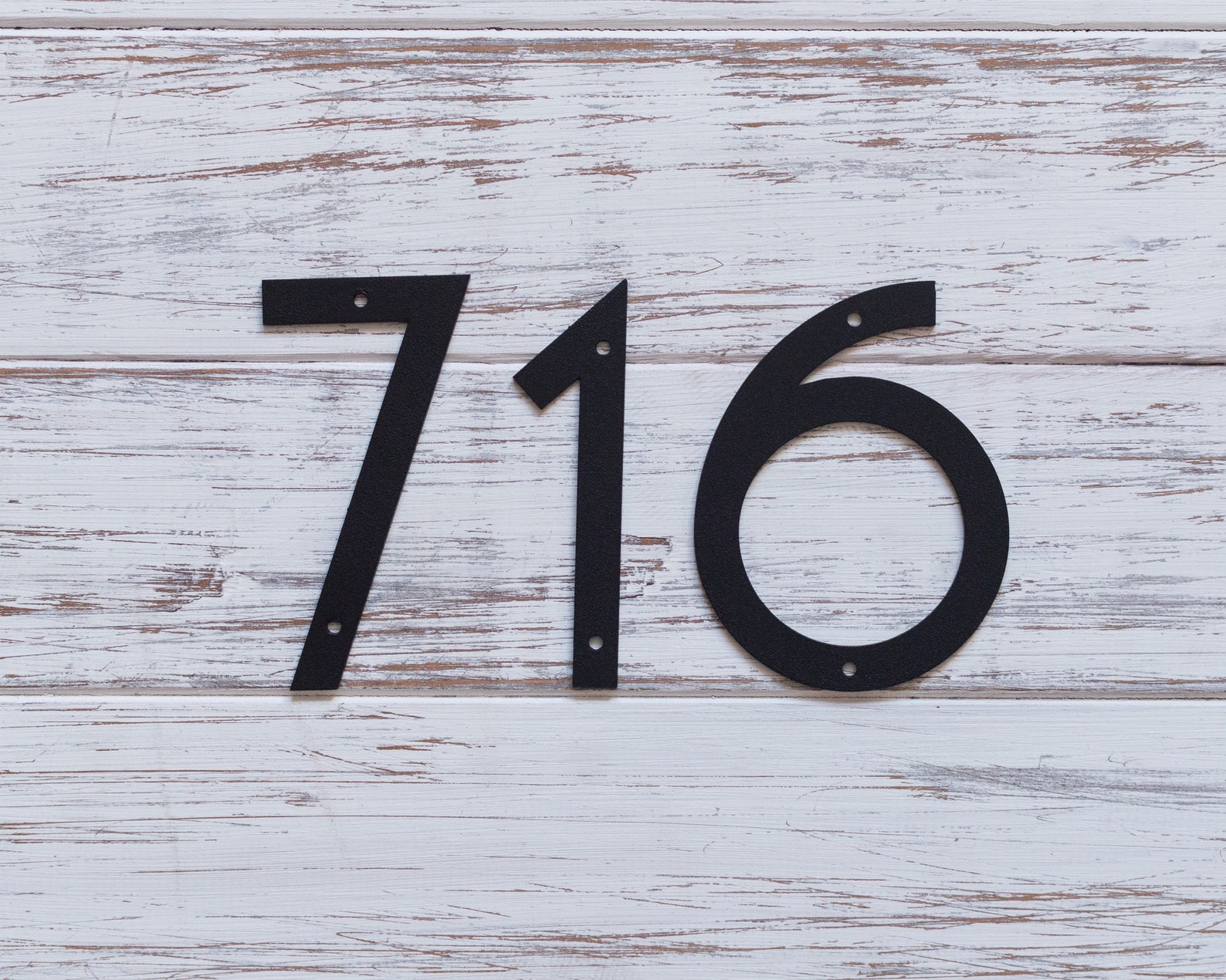 6 Inch Metal House Numbers and Letters Modern House Numbers Etsy