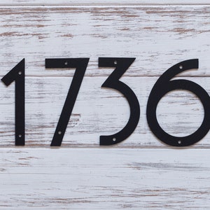 8 inch Metal House Numbers and Letters, 8&quot; Modern House Numbers, Classic House Number, Metl Letters, Metal Numbers