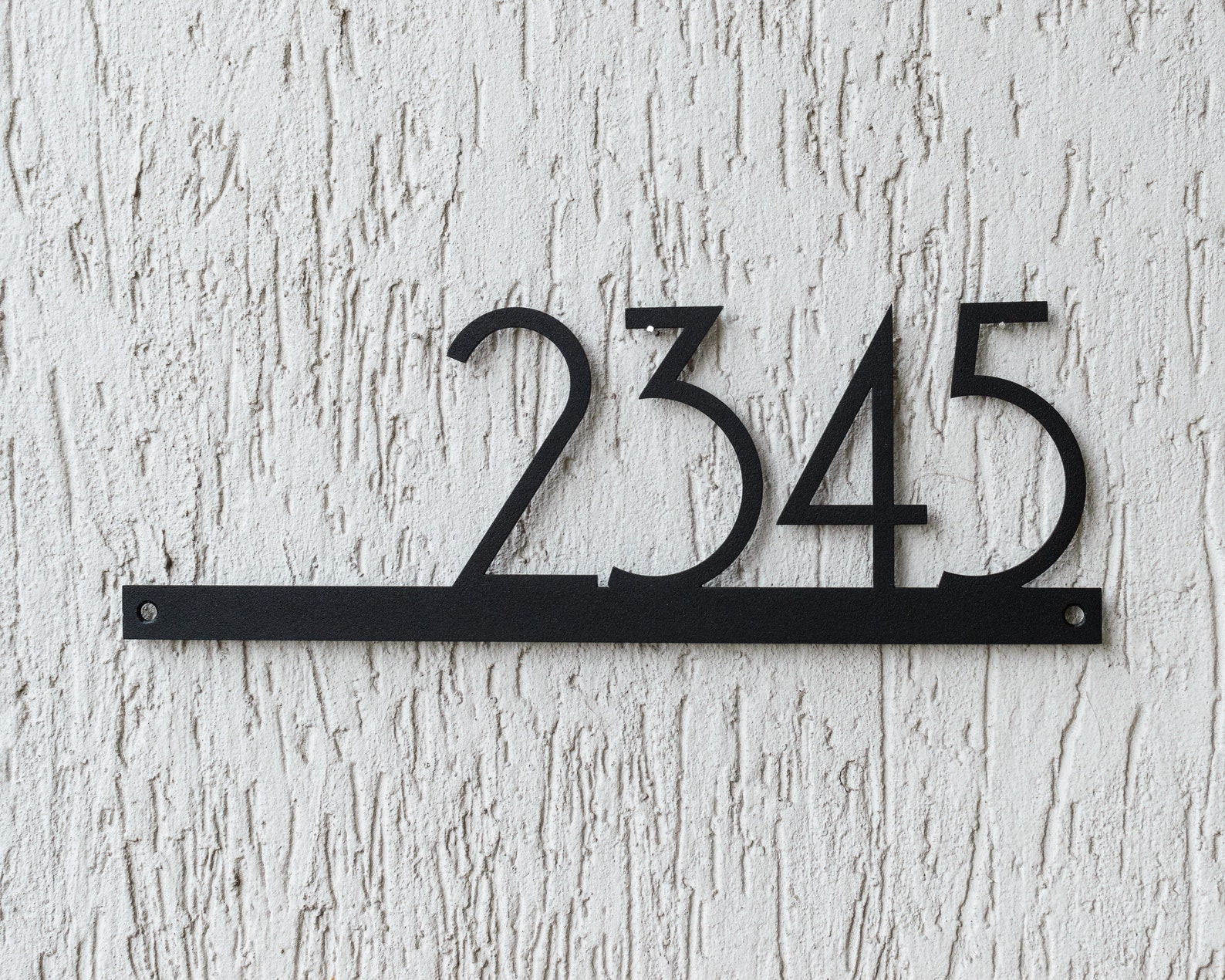 Modern House Numbers, House Number Plaque, Metal Address Plaque