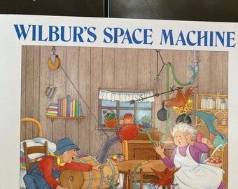 Wilbur's Space Machine by Lorna Balian - 1990 Vintage Hard Cover Book